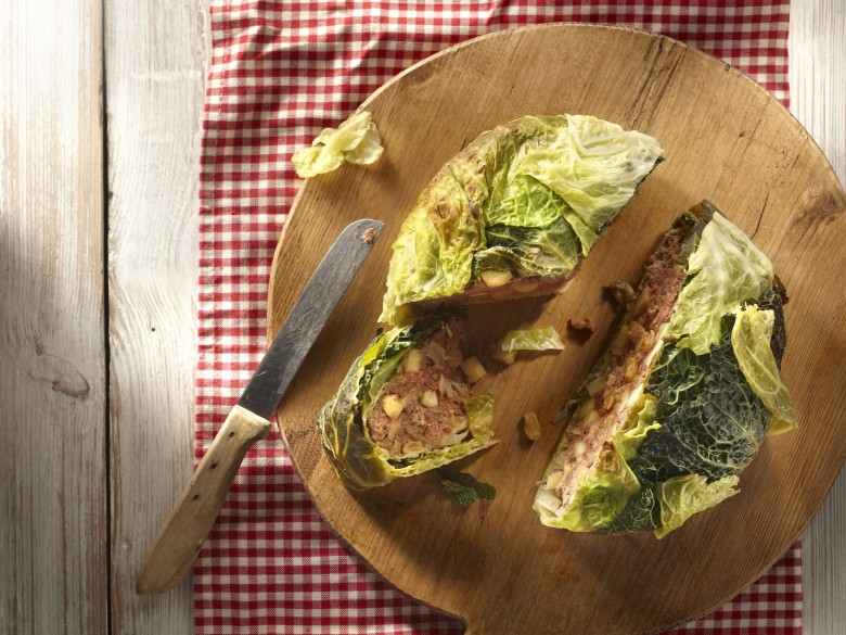 Kooltaart met gehakt