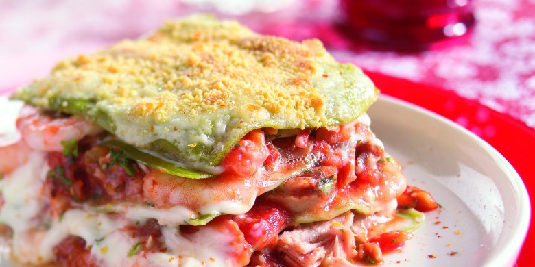 Lasagne met vis