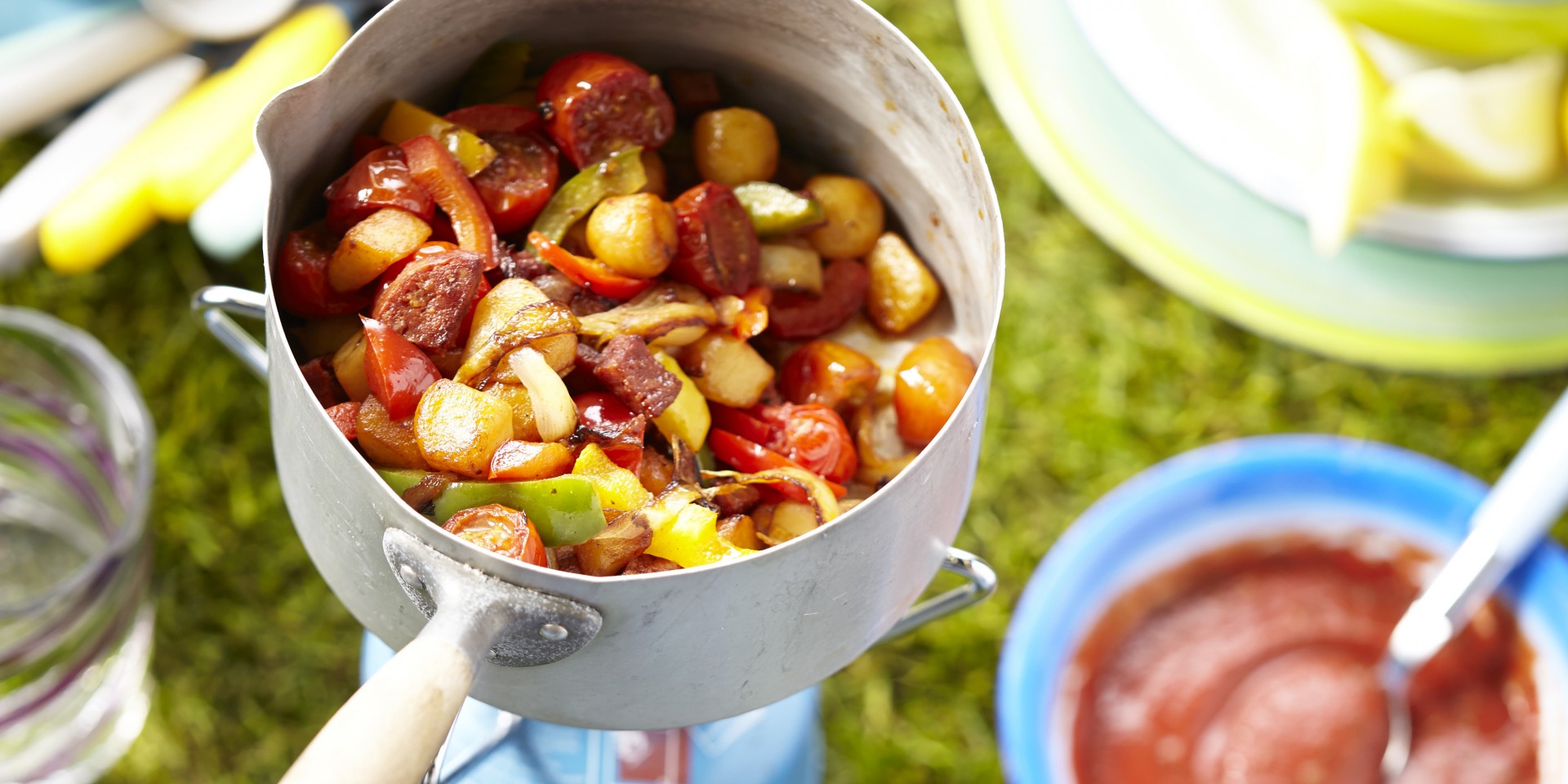 Frans pannetje met tomatensaus