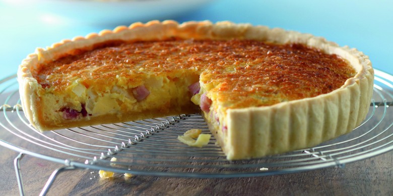 Quiche ham-kaas