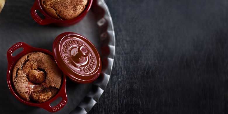 Gebakken chocolademousse