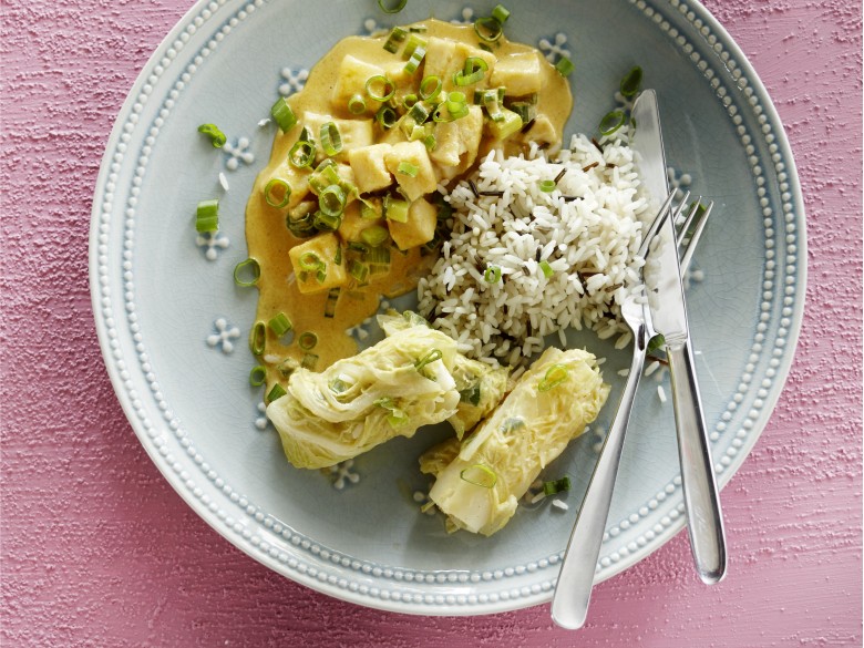 Chinesekoolrolletjes met vis en kokos