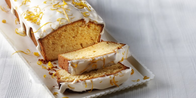 Geglazuurde sinaasappelcake