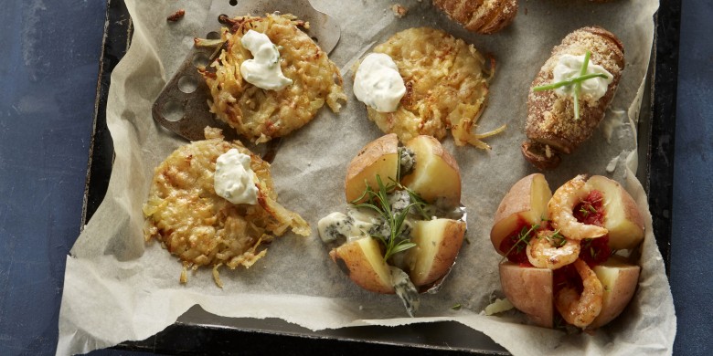 Gepofte aardappels