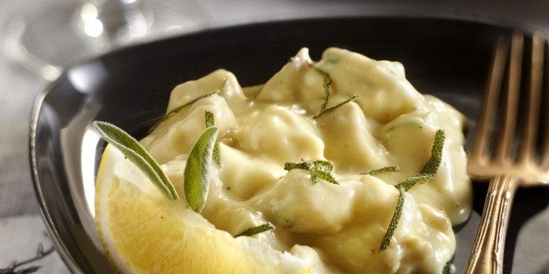 Kalkoenragout met citroen en salie