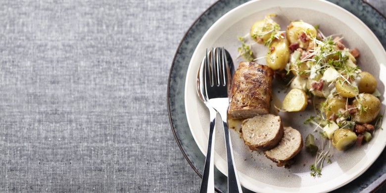 Krieltjessalade met slavinken