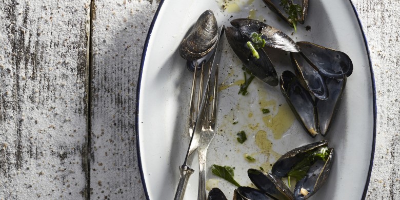 Moules au crème et cidre
