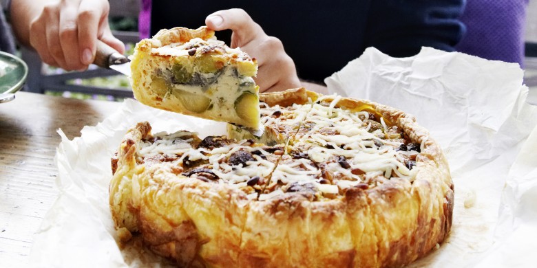 Herfstquiche met boerenkaas