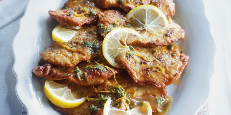 Italiaanse schnitzel (scaloppine al limone)