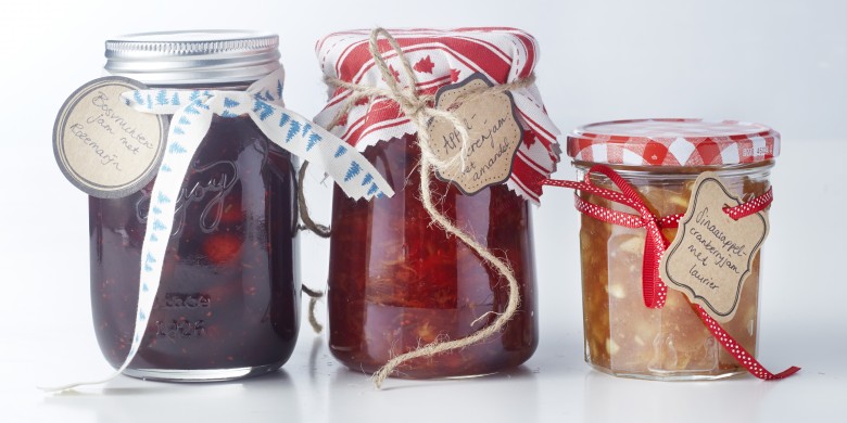 Sinaasappel-cranberryjam met laurier