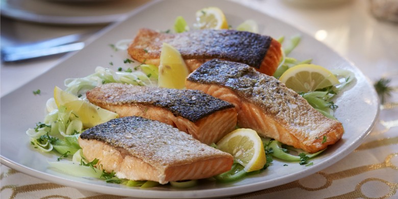 Zelfgerookte zalmfilet
