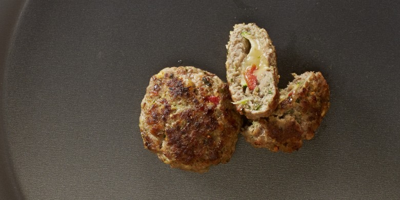 Gevulde pestoburgertjes