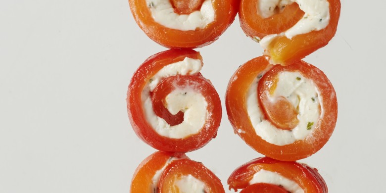 1000-klapper van gegrilde paprika