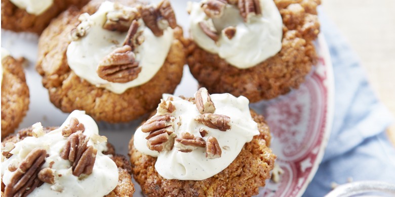 Wortelmuffins met pecannoten