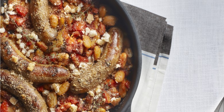 Cassoulet met spek en worst