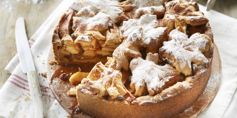 Appeltaart met rozemarijn