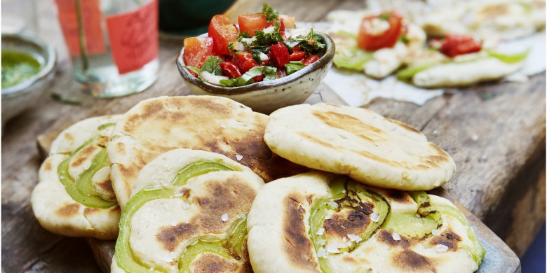 Paprika-flatbread