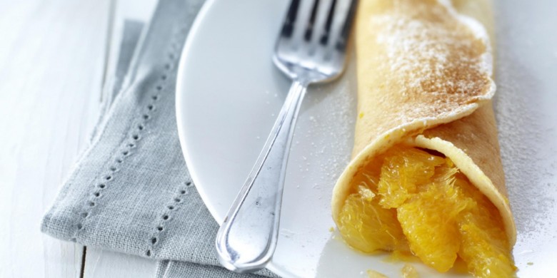 Flensje met sinaasappel en gember