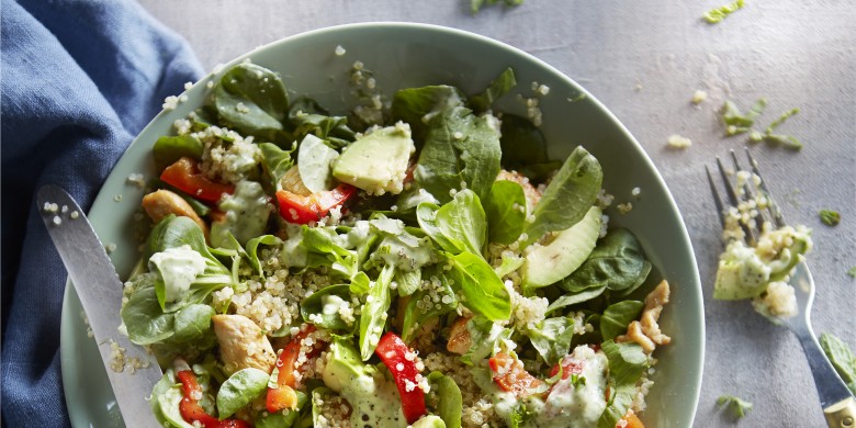 Kruidige avocado-limoendressing