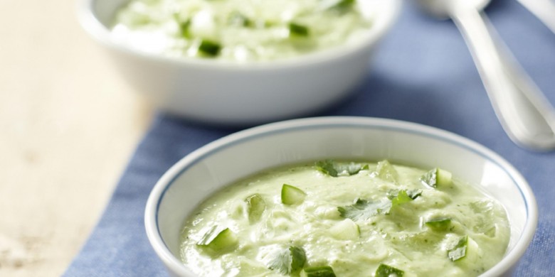 Gazpacho van avocado