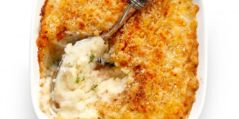 Gegratineerde aardappelmousseline
