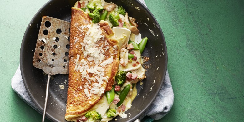 Boerenomelet met brie