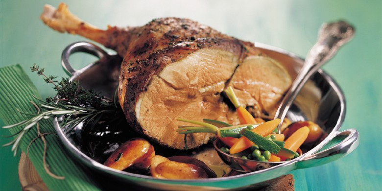 Lamsbout uit de oven