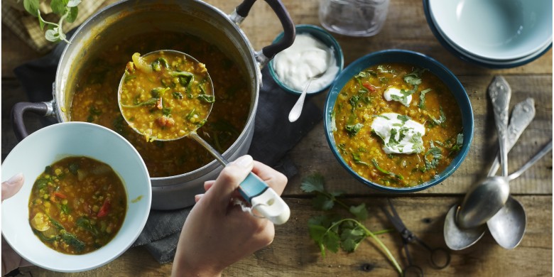 Indiase linzensoep