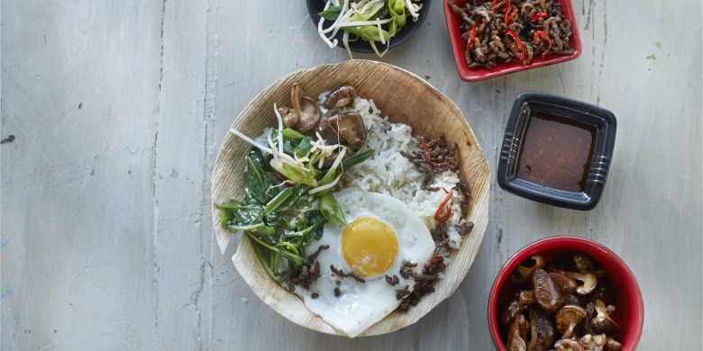 Koreaanse bibimbap