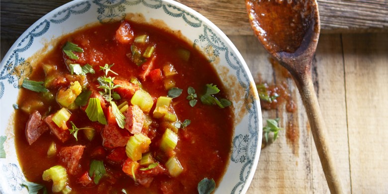 Krachtige tomatensoep