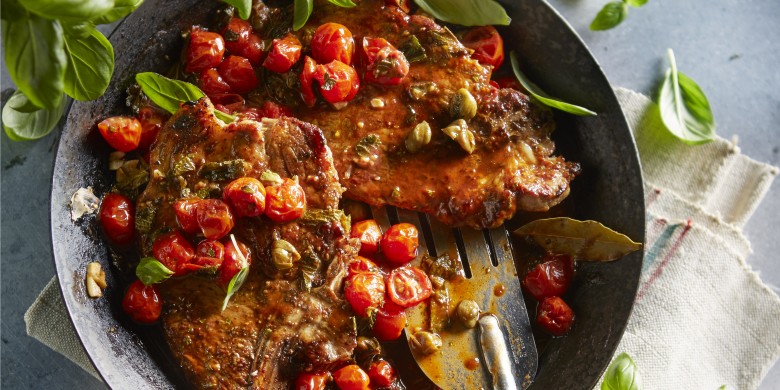 Napolitaanse karbonade met ovengedroogde tomaten