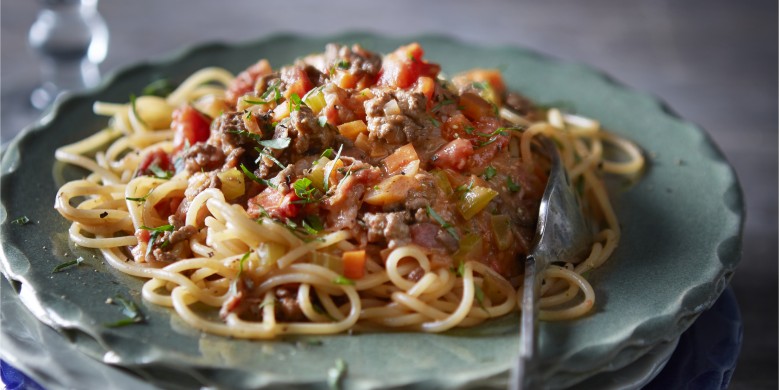 Ragù alla Bolognese met spaghetti