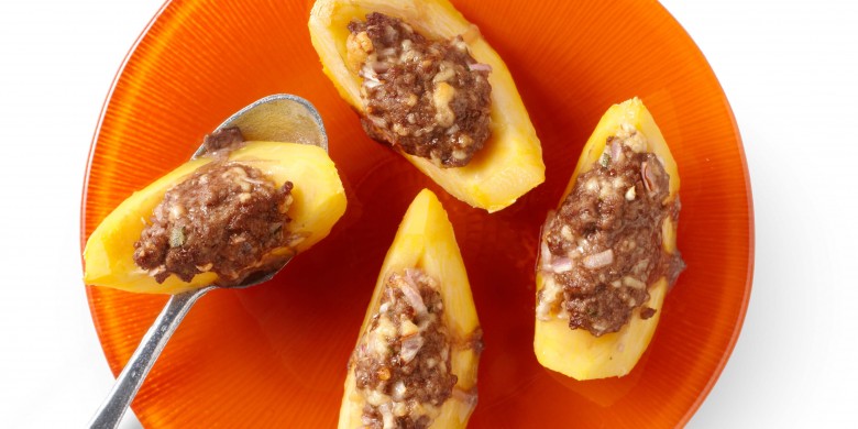 Gevulde koolraap uit de oven