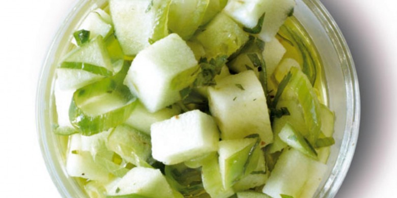 Groene appelsalsa