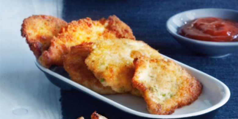 Kipschnitzels met tuinkruiden