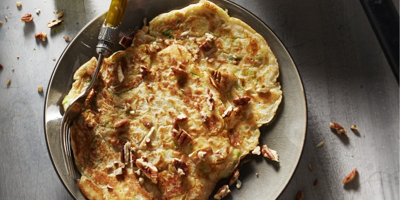 Spruitenpannenkoekjes met pecannoten