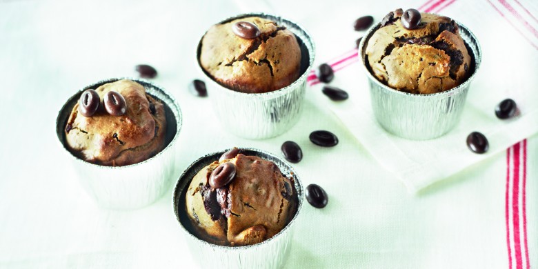 Koffie-cupcakes met chocolade