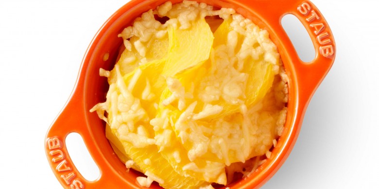 Koolraap gegratineerd met kaas