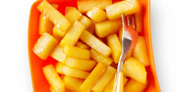 Koolraap gekaramelliseerd met honing