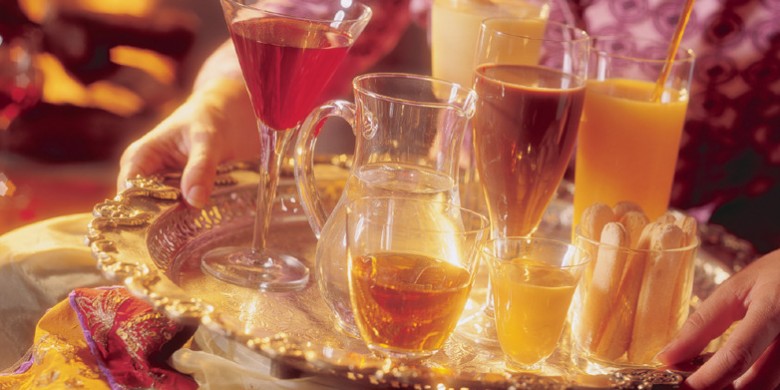 Ouderwetse warme chocolademelk met rum