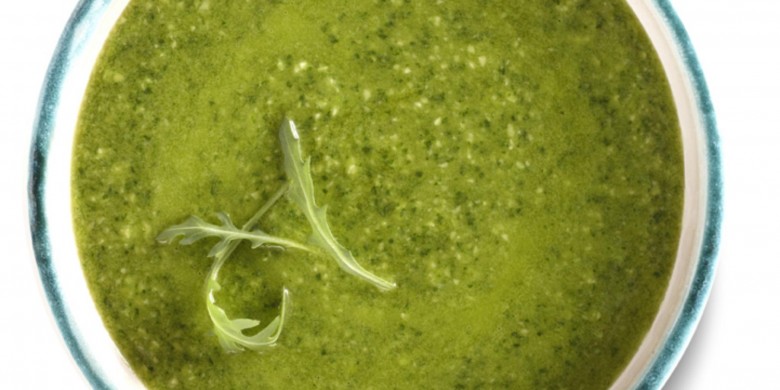 Rucola-avocadodip