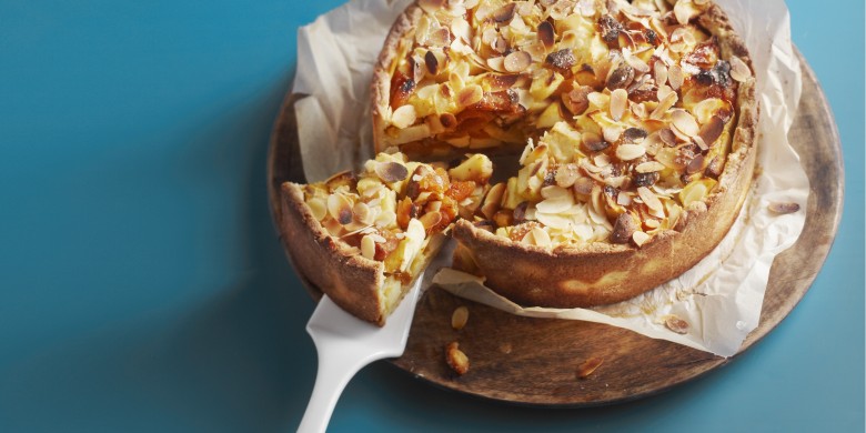 Appeltaart met sinaasappel-kaneelroom