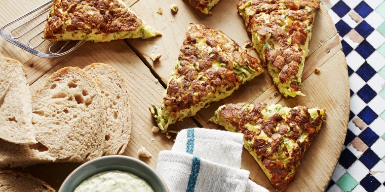 Frittata met courgette