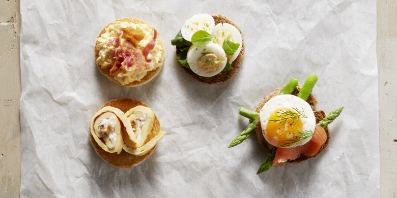 Broodrondjes met roomei