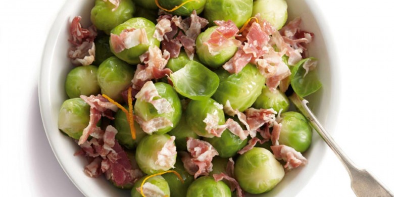 Spruitjes met pancetta en sinaasappel