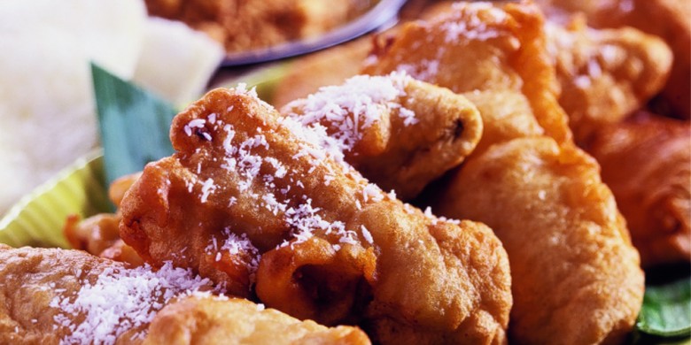 Pisang goreng - gebakken banaan