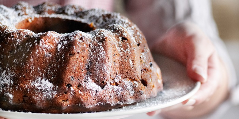 Engelse vruchtencake