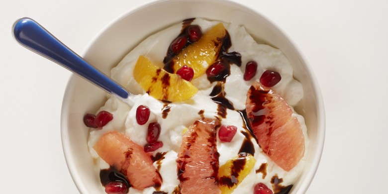 Kwark-grapefruitbowl