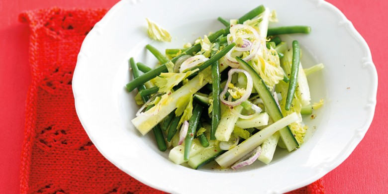 Heldergroene salade
