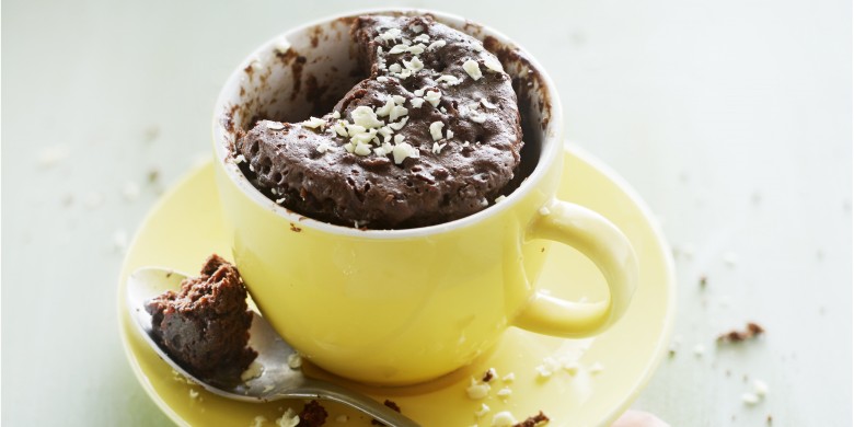 Chococake in een mok